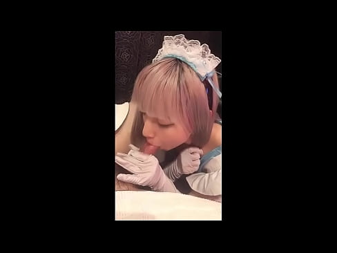 ❤️ Ídolo japonês [mayuka], roupa de empregada francesa, parte 1, broche e masturbação com loção ❤❌ Porno porno em nós ❤